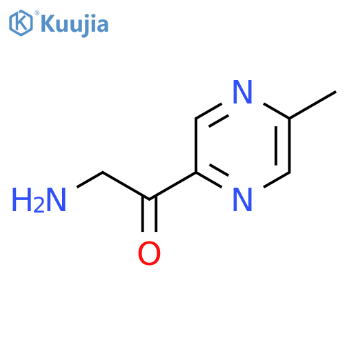 2-amino-1-(5-methylpyrazin-2-yl)ethan-1-one structure