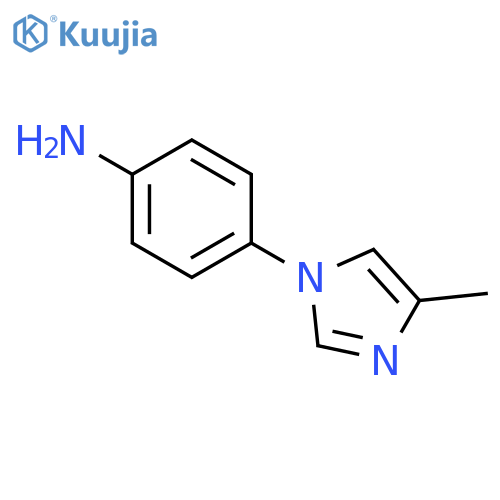 4-(4-Methyl-1h-imidazol-1-yl)benzenamine structure