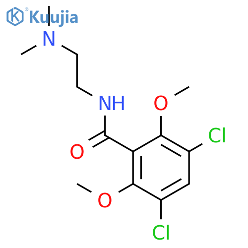 Benzamide, 3,5-dichloro-N-[2-(dimethylamino)ethyl]-2,6-dimethoxy- structure