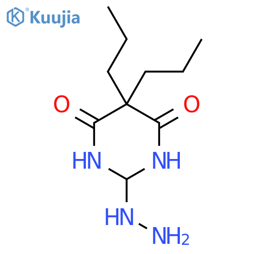 4,6(1H,5H)-Pyrimidinedione, 2-hydrazinodihydro-5,5-dipropyl- structure