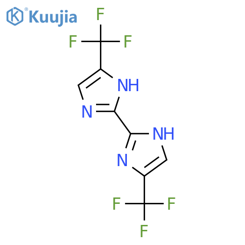 2,2'-Bi-1H-imidazole, 4,4'-bis(trifluoromethyl)- structure