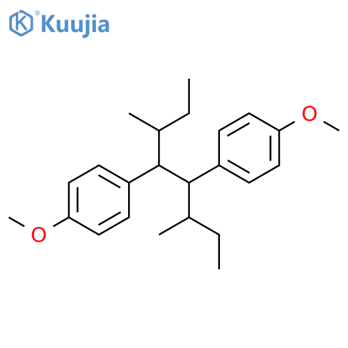 Benzene, 1,1'-[1,2-bis(1-methylpropyl)-1,2-ethanediyl]bis[4-methoxy- structure
