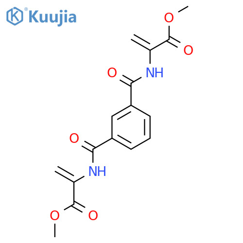 2-Propenoic acid, 2,2'-[1,3-phenylenebis(carbonylimino)]bis-, dimethyl ester structure