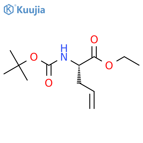 (2S)-2-Tert-Butoxycarbonylamino-pent-4-enoic acid ethyl ester structure
