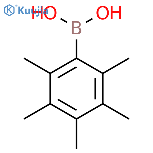 2,3,4,5,6-Pentamethylphenylboronic acid structure