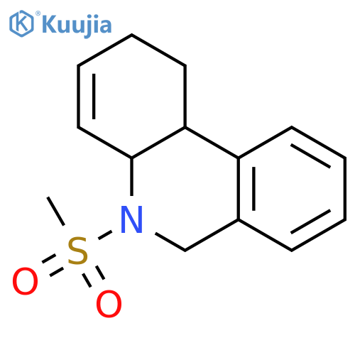 Phenanthridine, 1,2,4a,5,6,10b-hexahydro-5-(methylsulfonyl)-, (4aR,10bR)-rel- structure