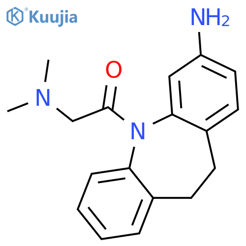 1-{5-amino-2-azatricyclo[9.4.0.0^{3,8}]pentadeca-1(11),3(8),4,6,12,14-hexaen-2-yl}-2-(dimethylamino)ethan-1-one structure