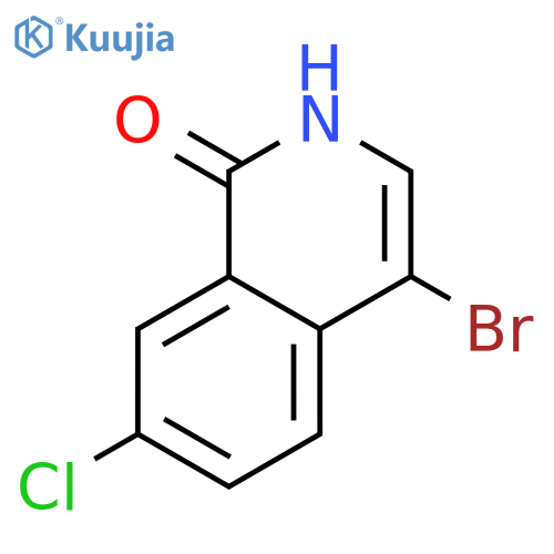 4-Bromo-7-chloroisoquinolin-1(2H)-one structure