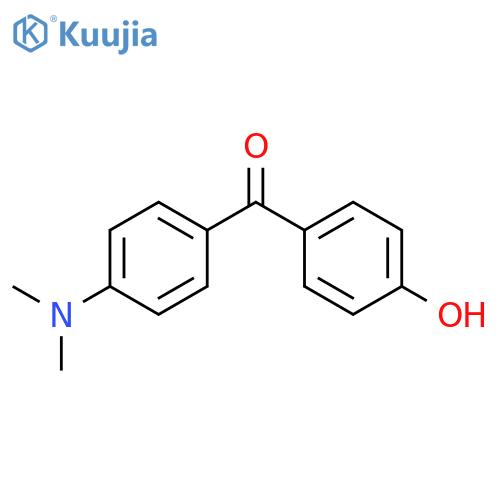 Methanone, [4-(dimethylamino)phenyl](4-hydroxyphenyl)- structure