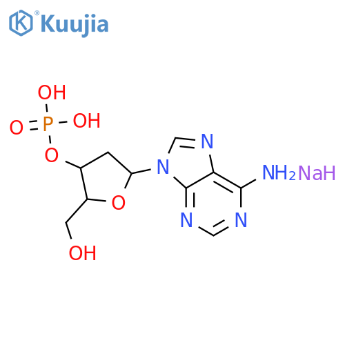 2'-Deoxyadenosine-3'-monophosphate sodium salt structure