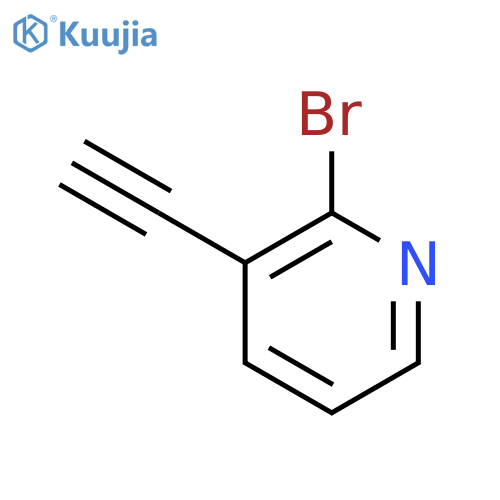 2-bromo-3-ethynylpyridine structure