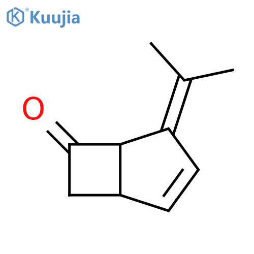 Bicyclo[3.2.0]hept-2-en-6-one, 4-(1-methylethylidene)- structure