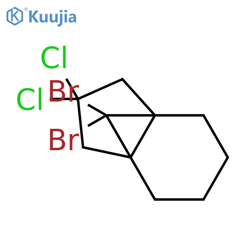 3a,7a-Methano-1H-indene, 8,8-dibromo-2,2-dichlorohexahydro- structure