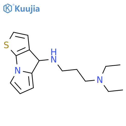 1,3-Propanediamine, N,N-diethyl-N'-4H-thieno[3,2-b]pyrrolizin-4-yl- structure