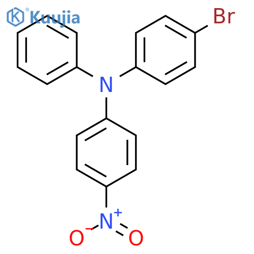 4-Bromo-N-(4-nitrophenyl)-N-phenylaniline structure