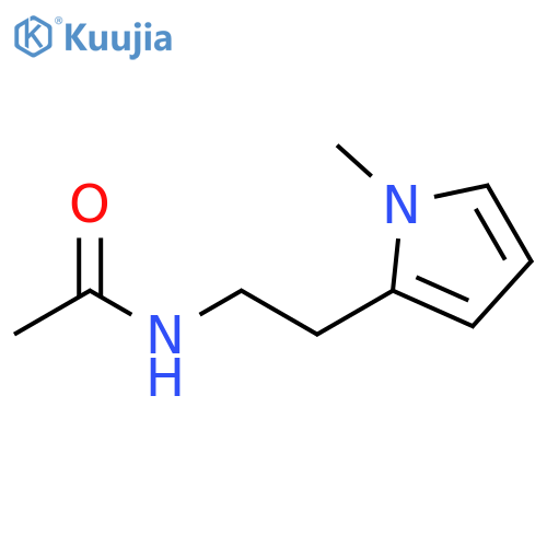 N-[2-(1-methyl-1H-pyrrol-2-yl)ethyl]-Acetamide structure