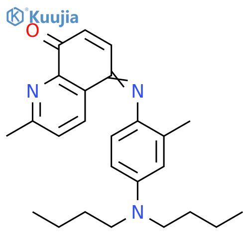 8(5H)-Quinolinone, 5-[[4-(dibutylamino)-2-methylphenyl]imino]-2-methyl- structure