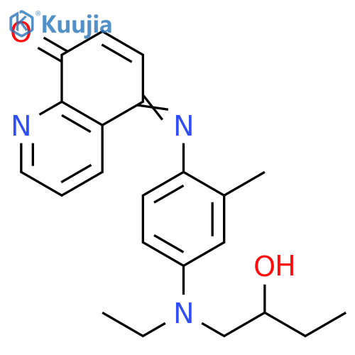 8(5H)-Quinolinone,5-[[4-[ethyl(2-hydroxybutyl)amino]-2-methylphenyl]imino]- structure