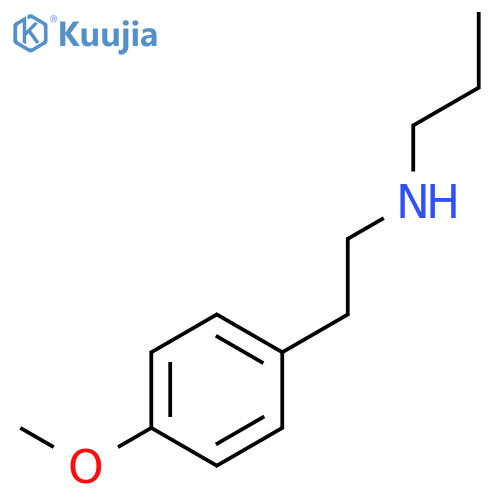 [2-(4-methoxyphenyl)ethyl](propyl)amine structure