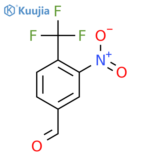3-Nitro-4-(trifluoromethyl)benzaldehyde structure