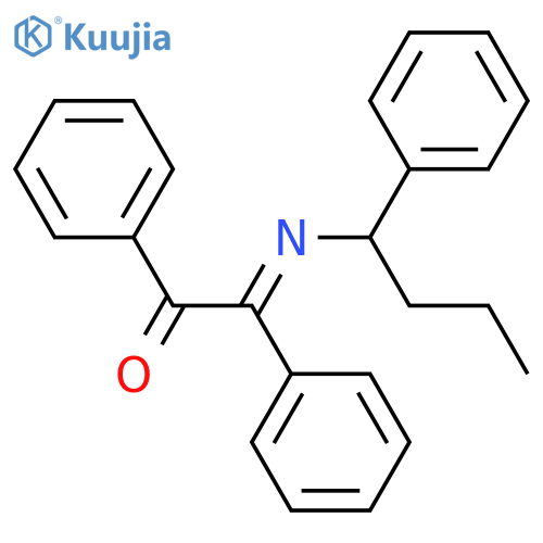 Ethanone, diphenyl[(1-phenylbutyl)imino]- structure