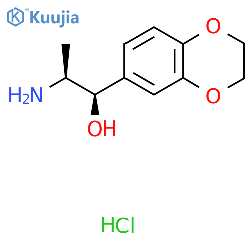 (1R,2S)-2-Amino-1-(2,3-dihydrobenzo[b][1,4]dioxin-6-yl)propan-1-ol hydrochloride structure