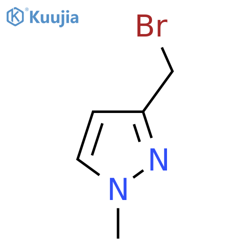 3-(bromomethyl)-1-methyl-1H-Pyrazole structure
