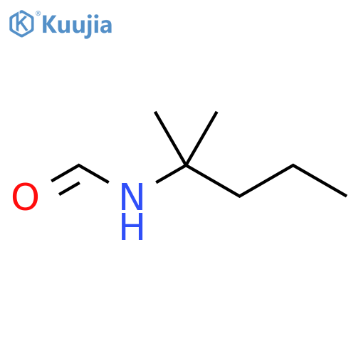 Formamide, N-(1,1-dimethylbutyl)- structure