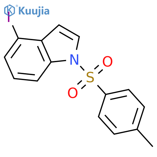 1H-Indole, 4-iodo-1-[(4-methylphenyl)sulfonyl]- structure