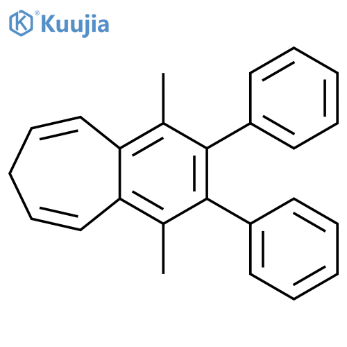 7H-Benzocycloheptene, 1,4-dimethyl-2,3-diphenyl- structure
