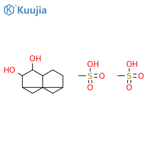 Tricyclo[4.4.0.03,9]decane-4,5-diol, dimethanesulfonate structure