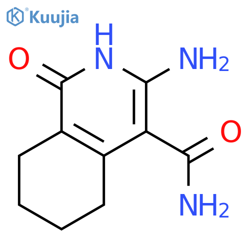 3-amino-1-oxo-5,6,7,8-tetrahydro-2h-isoquinoline-4-carboxamide structure