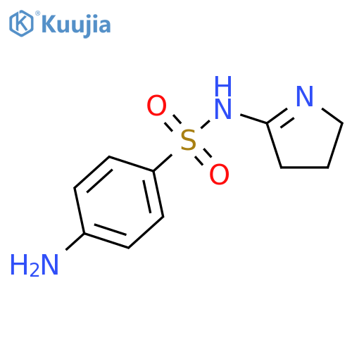 4-Amino-N-(3,4-dihydro-2H-pyrrol-5-yl)benzene-1-sulfonamide structure