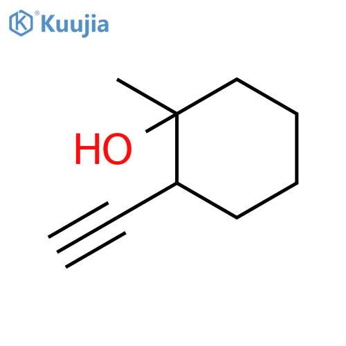 2-ethynyl-1-methylcyclohexan-1-ol structure