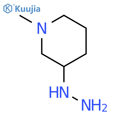 3-hydrazinyl-1-methylpiperidine structure