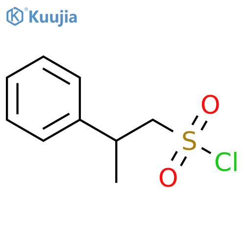 2-phenylpropane-1-sulfonyl chloride structure
