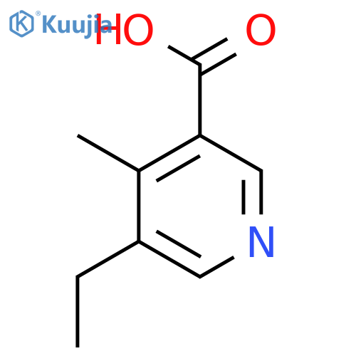 5-Ethyl-4-methyl-3-pyridinecarboxylic acid structure