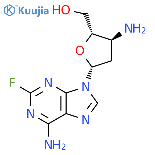 3'-Amino-2',3'-dideoxy-2-fluoroadenosine structure