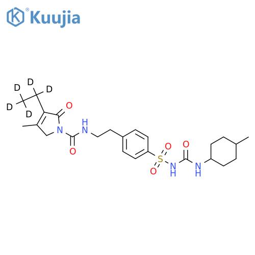 Glimepiride-d5 structure
