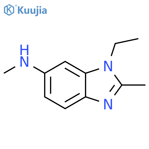1H-Benzimidazol-6-amine,1-ethyl-N,2-dimethyl- structure