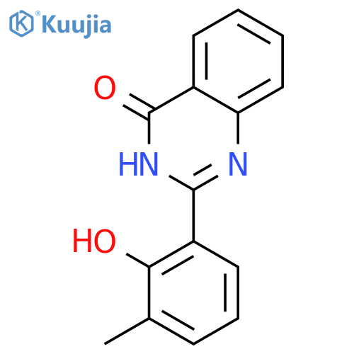 4(3H)-Quinazolinone,2-(2-hydroxy-3-methylphenyl)- structure