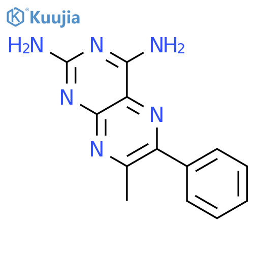 2,4-Pteridinediamine,7-methyl-6-phenyl- structure
