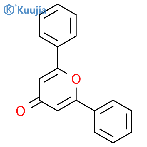 4H-Pyran-4-one,2,6-diphenyl- structure