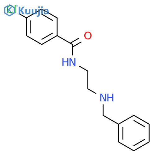 Benzamide, 4-chloro-N-[2-[(phenylmethyl)amino]ethyl]- structure