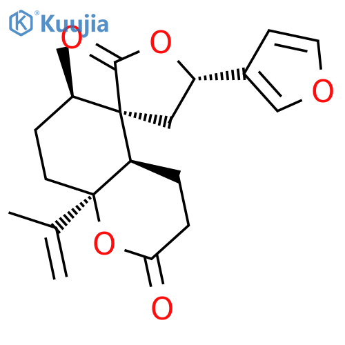 Spiro[5H-1-benzopyran-5,3'(2'H)-furan]-2,2'(3H)-dione,5'-(3-furanyl)octahydro-6-methyl-8a-(1-methylethenyl)-, (3'R,4aR,5'S,6R,8aS)-(9CI) structure