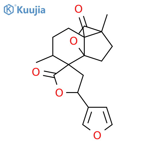 Spiro[7H-3,7a-ethanobenzofuran-7,3'(2'H)- furan]-2,2'(3H)-dione,5'-(3-furanyl)- hexahydro-3,3a,6-trimethyl-,(3R,3'R,3aR,5'S,- 6R,7aS)- structure