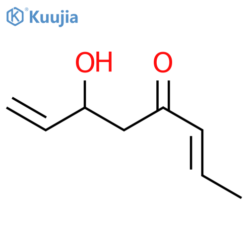 2,7-Octadien-4-one, 6-hydroxy-, (E)- structure