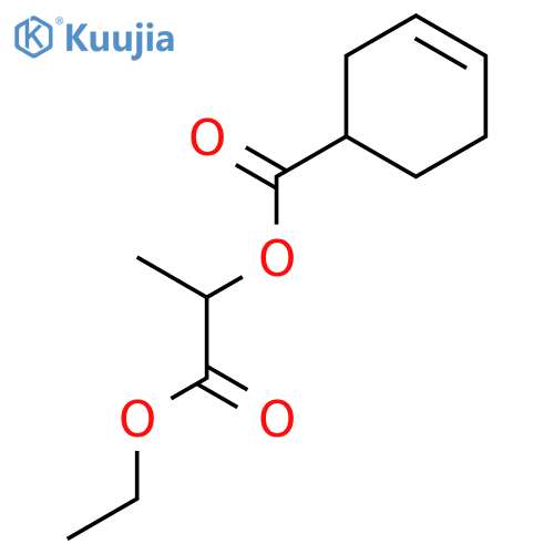 3-Cyclohexene-1-carboxylic acid, 2-ethoxy-1-methyl-2-oxoethyl ester structure