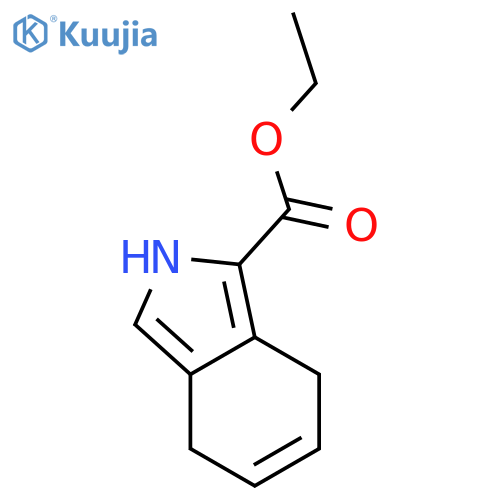 4,7-dihydro-2H-Isoindole-1-carboxylic acid ethyl ester structure
