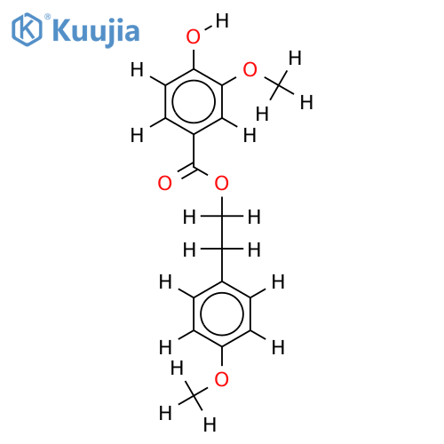 4'-methoxyphenethyl vanillate structure